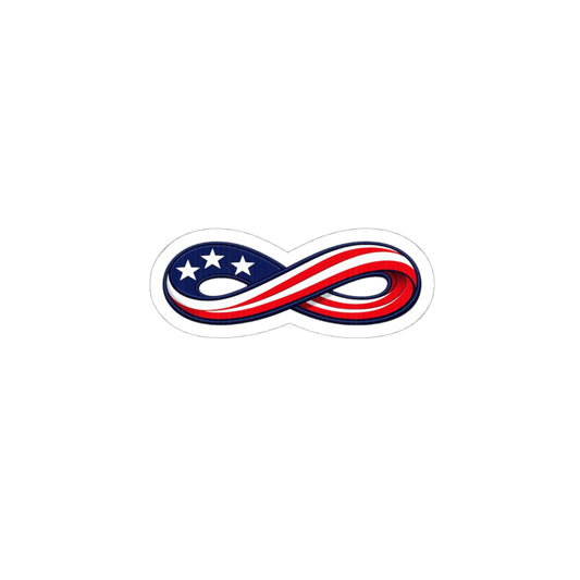 America Forever Infinity Logo Sticker