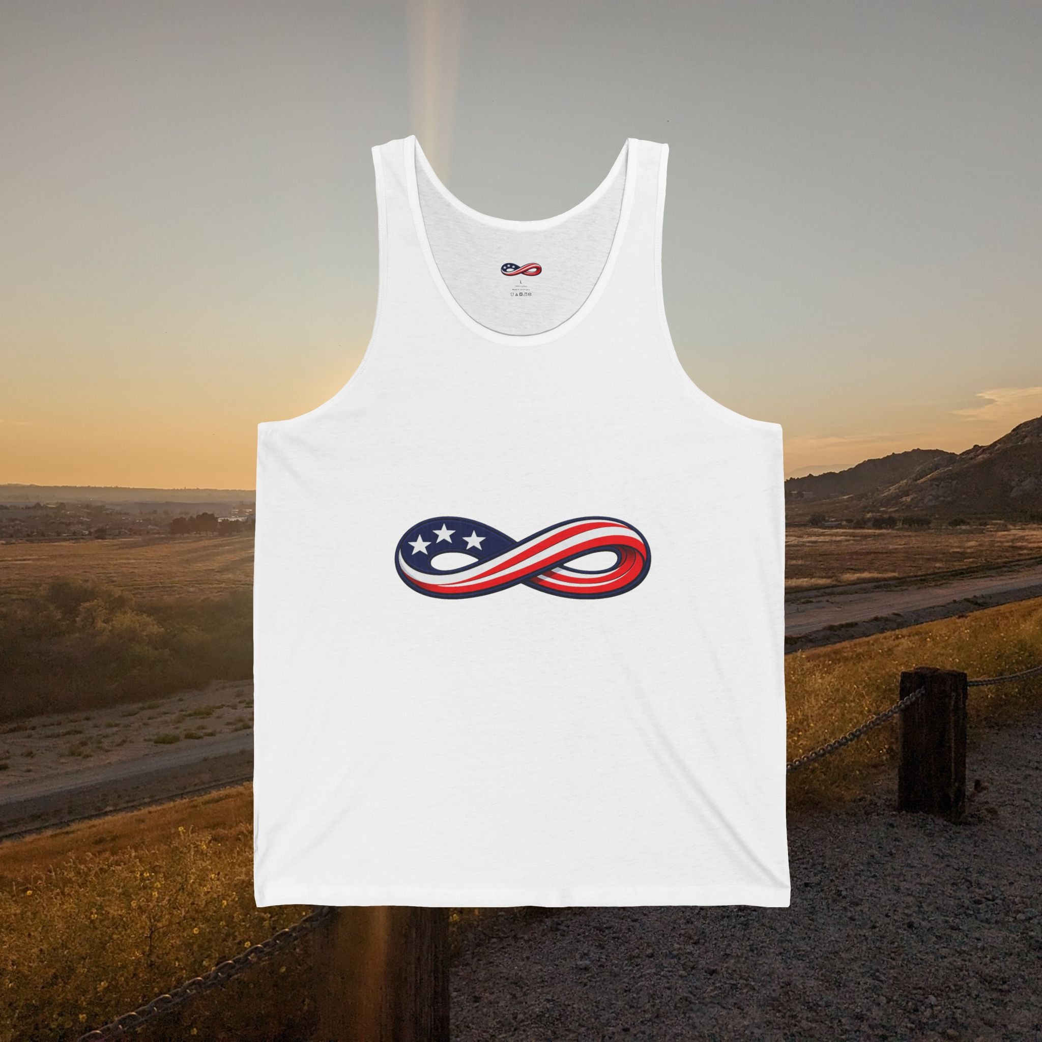 America Forever Infinity Logo Tank