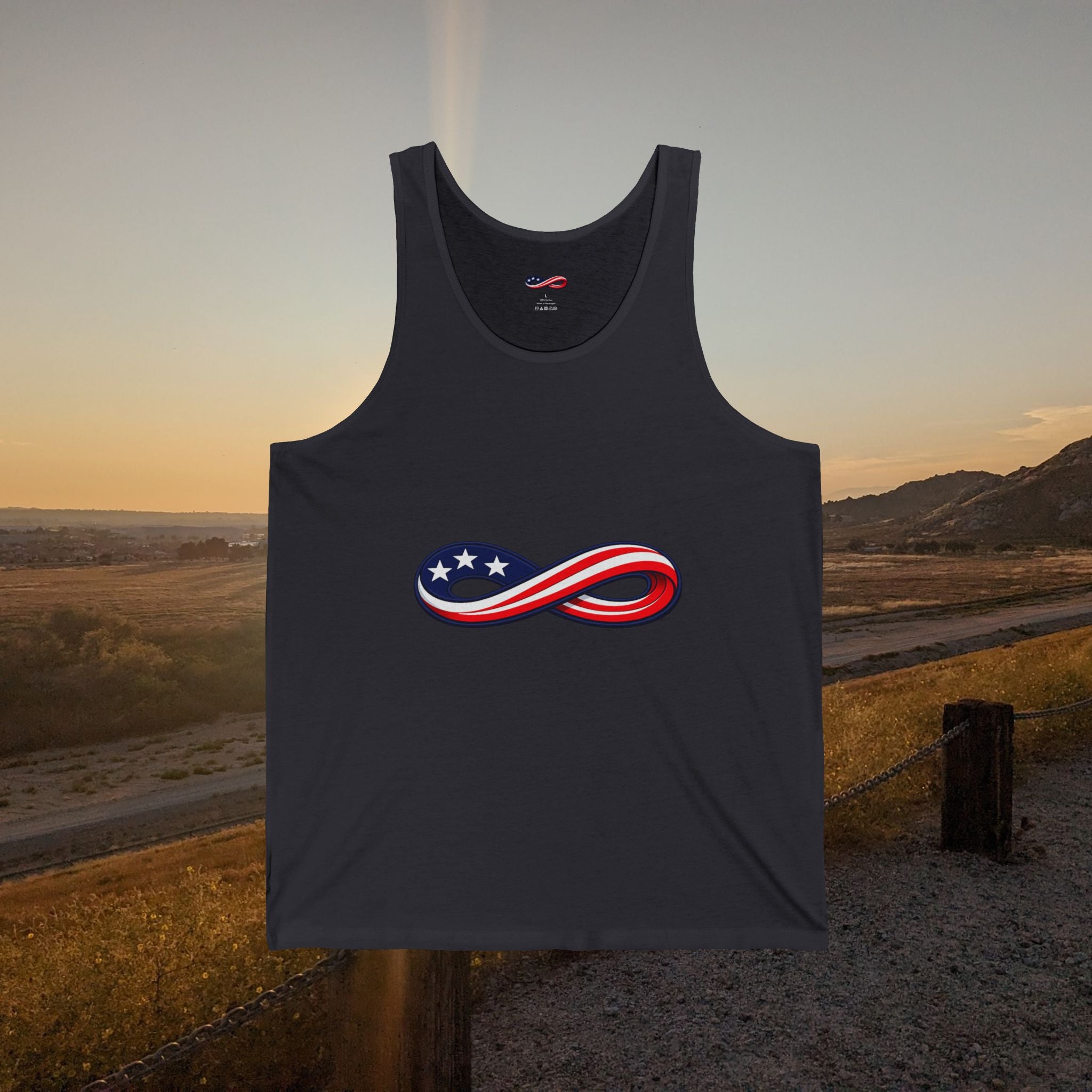 America Forever Infinity Logo Tank