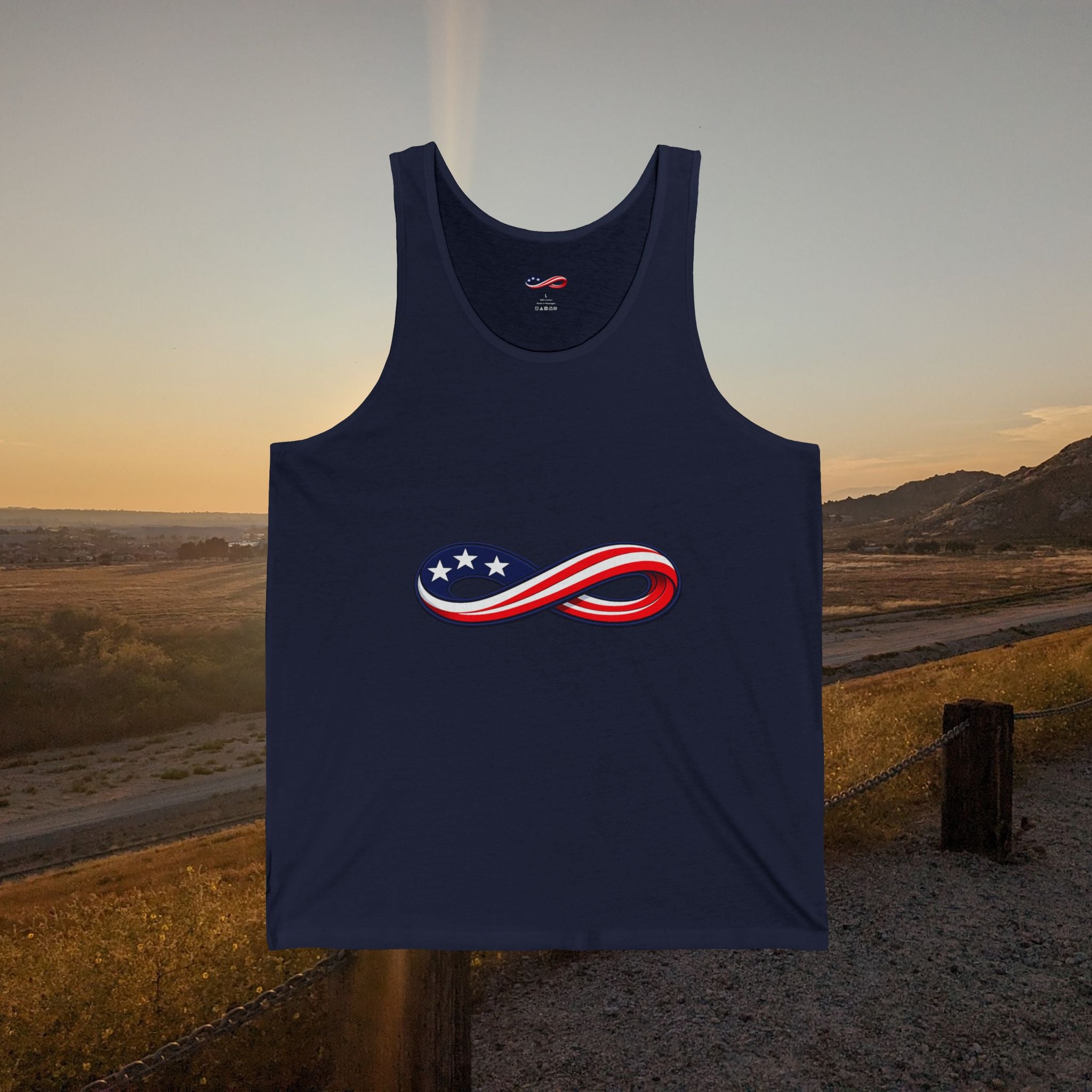 America Forever Infinity Logo Tank