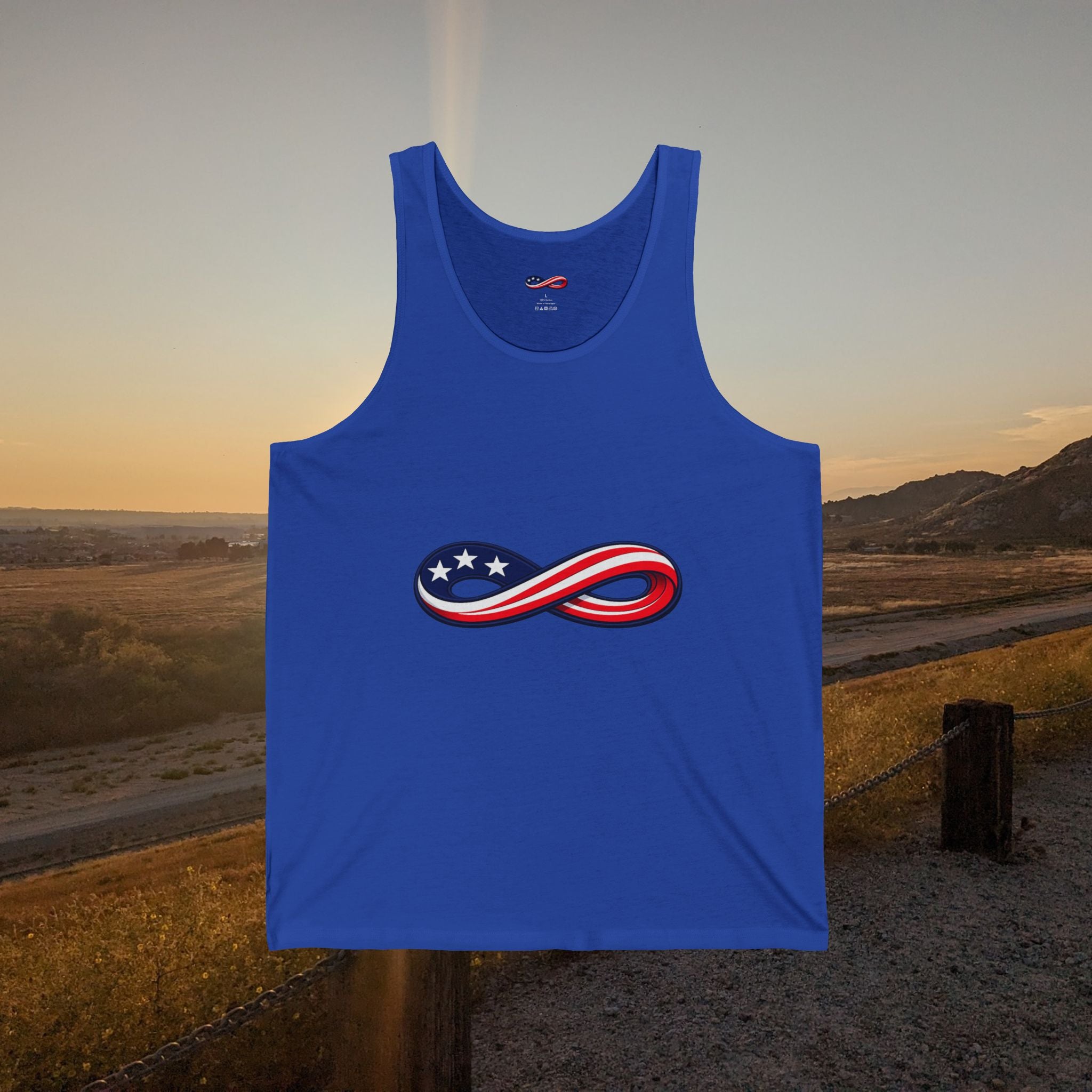 America Forever Infinity Logo Tank